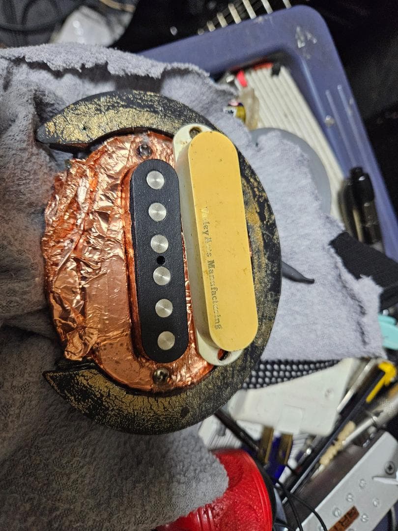 Apx8s 雑gold塗装 究極の改造！アコギ・エレキ化　調整済は動画！