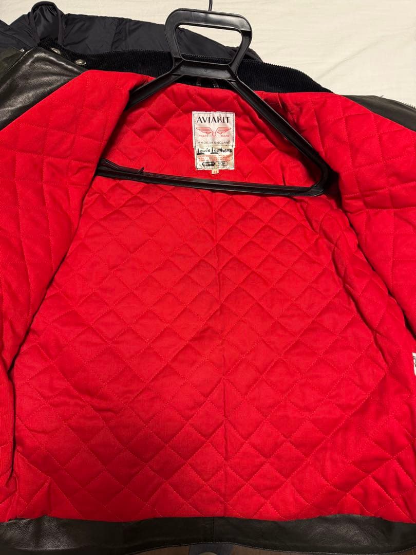 ルイスレザー　シープ　黒　44