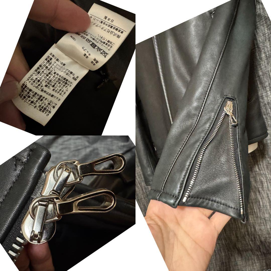 定価181500円 カズユキクマガイ 最高級スペインラム シングルライダース