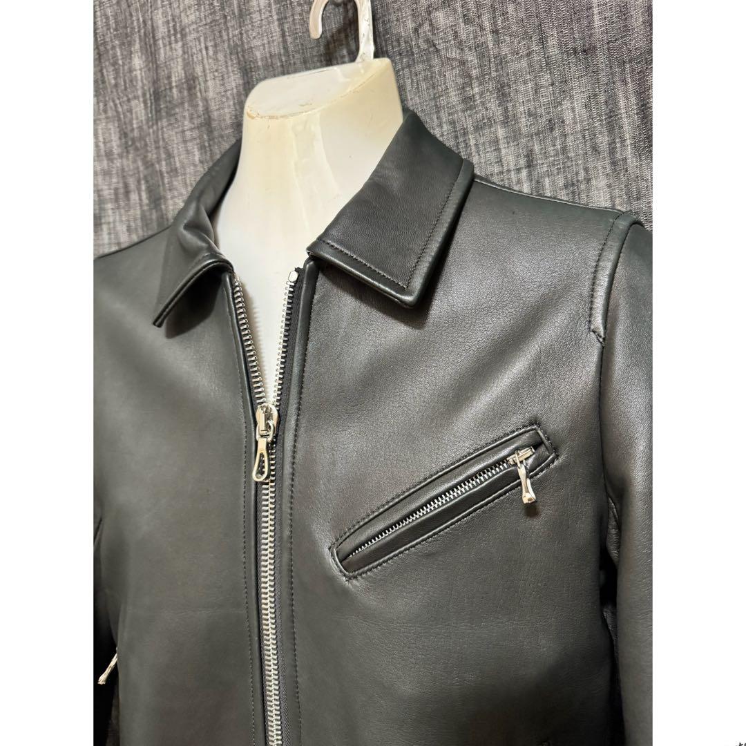 定価181500円 カズユキクマガイ 最高級スペインラム シングルライダース