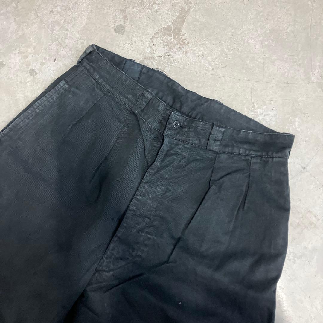 1950’s~ フランス軍　m52 黒染め　チノ　blackdye