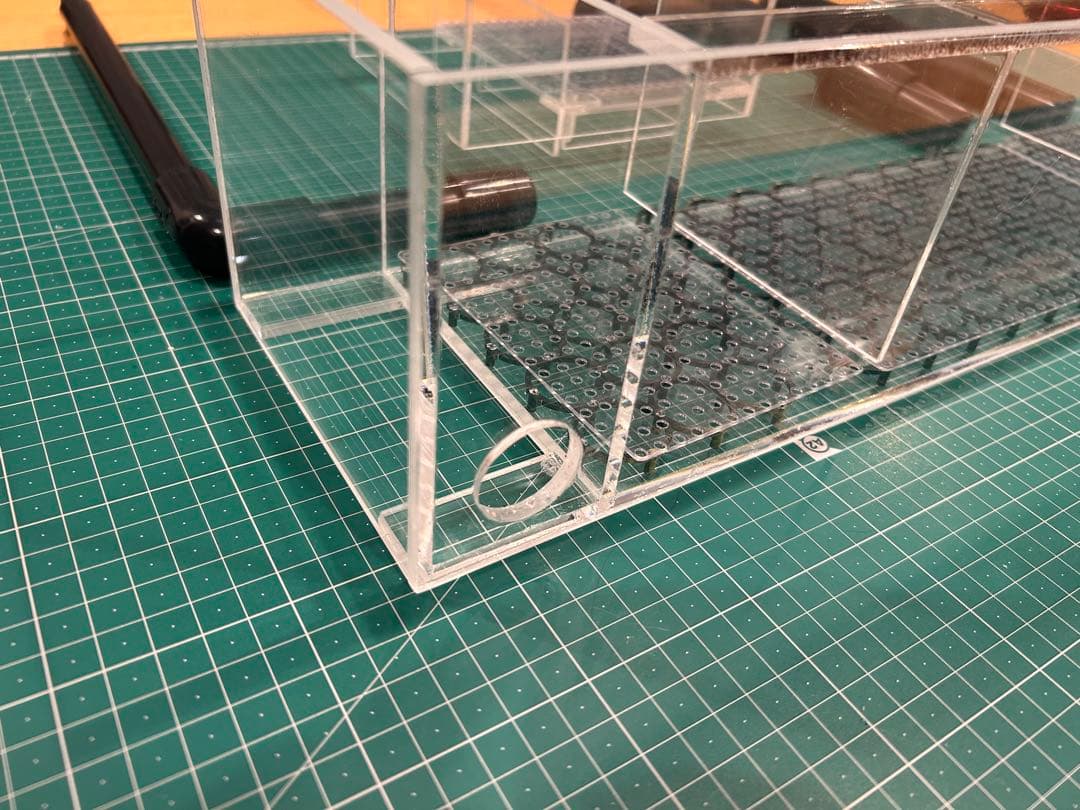 上部濾過式アクアリウム水槽アクアポニックス仕様　60cm幅水槽用