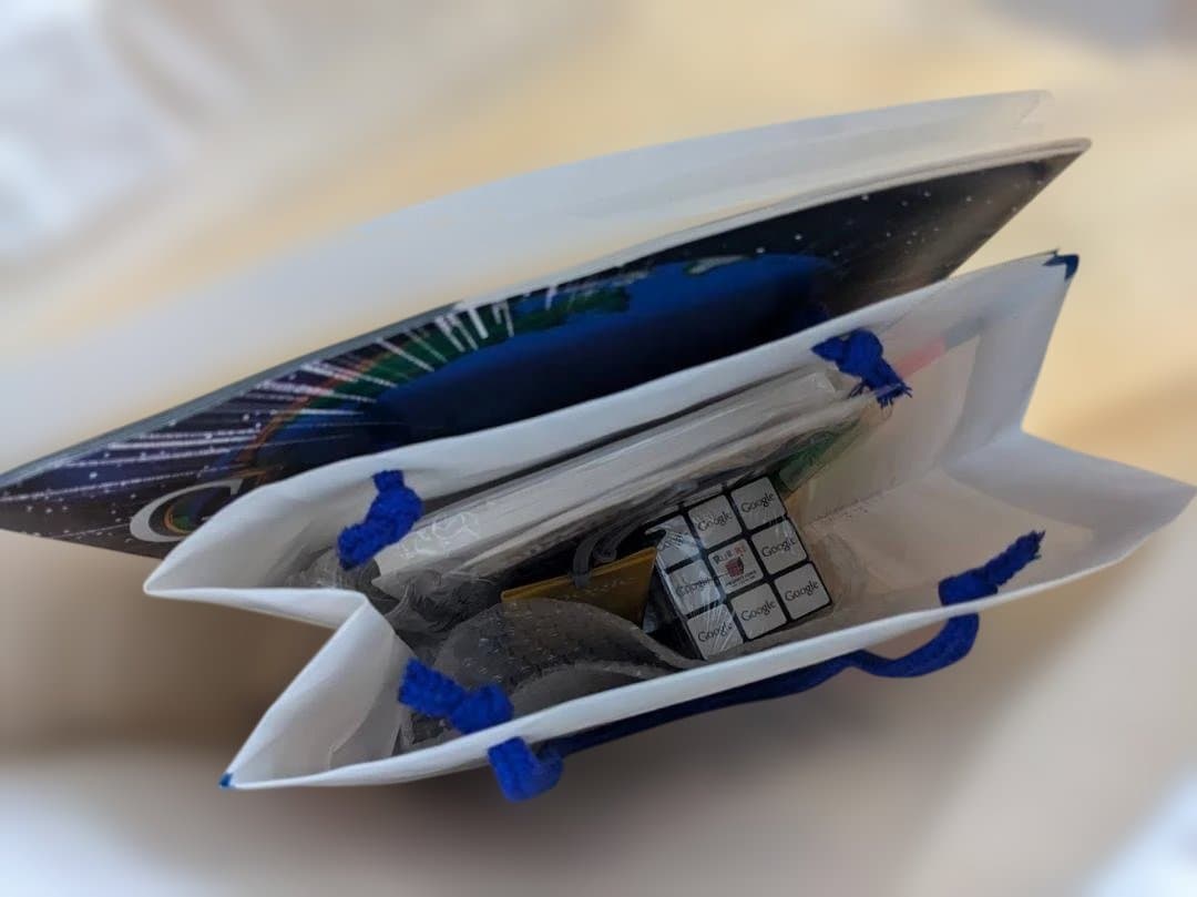 Google 非売品グッズ10点／トートバッグ、ルービックキューブ、ステッカー等