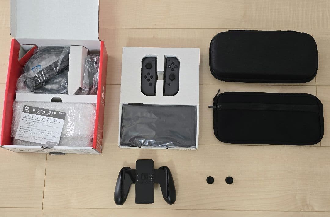 Nintendo Switch 有機EL版 グレー 本体と付属品