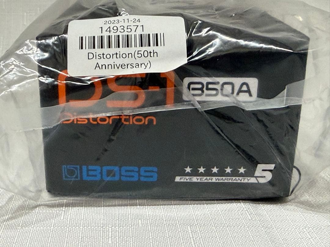 【BOSS 50周年記念ペダル】 DS-1-B50A