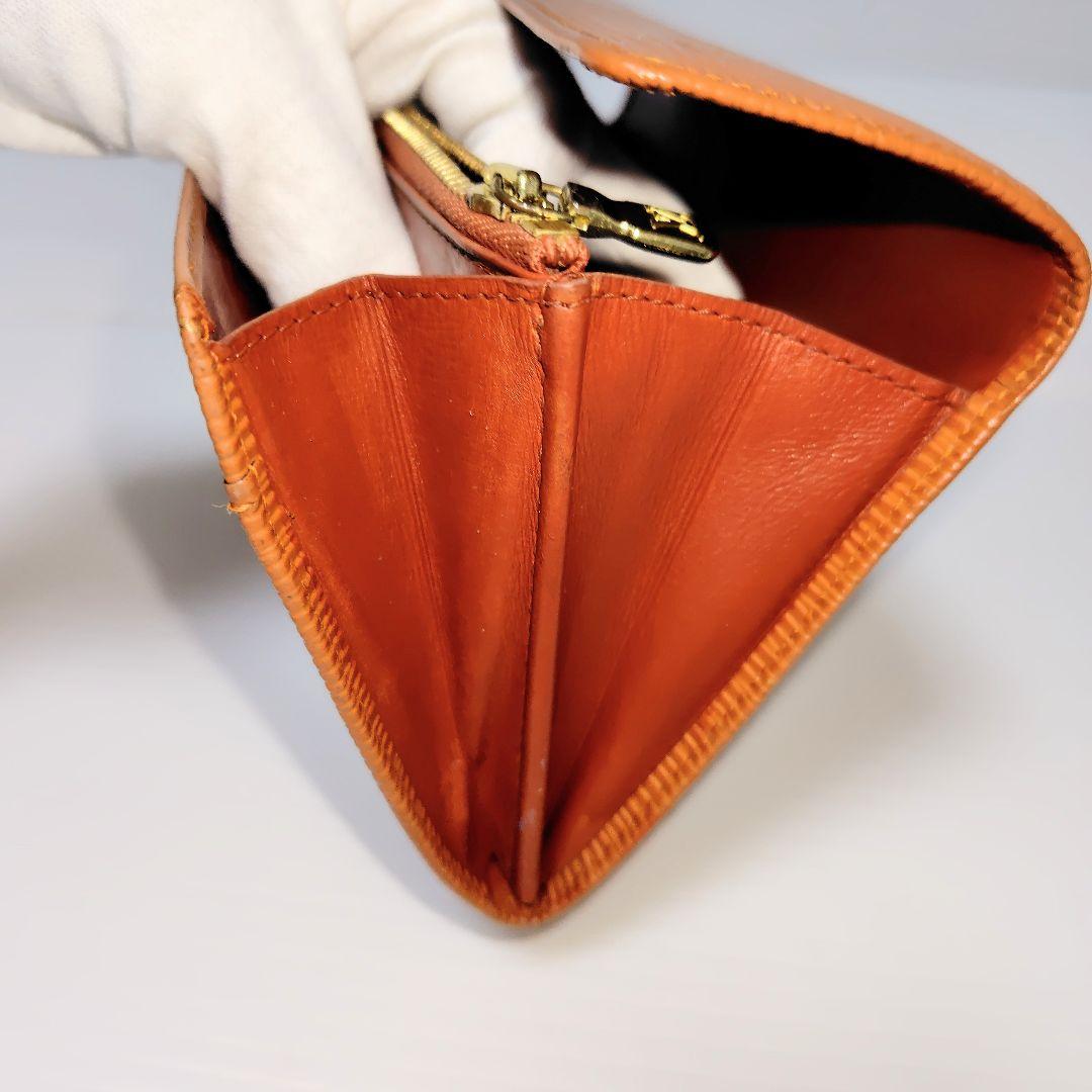 ルイヴィトン M63578 エピ 二つ折り 長財布 ウォレット ブラウン系