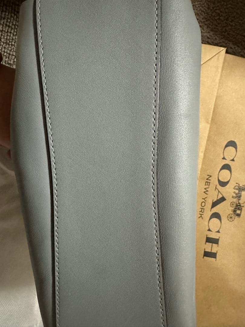 COACH 2way ショルダーバッグ グレー