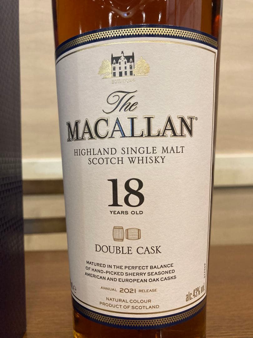 ザ・マッカラン　ダブルカスク　18年　MACALLAN
