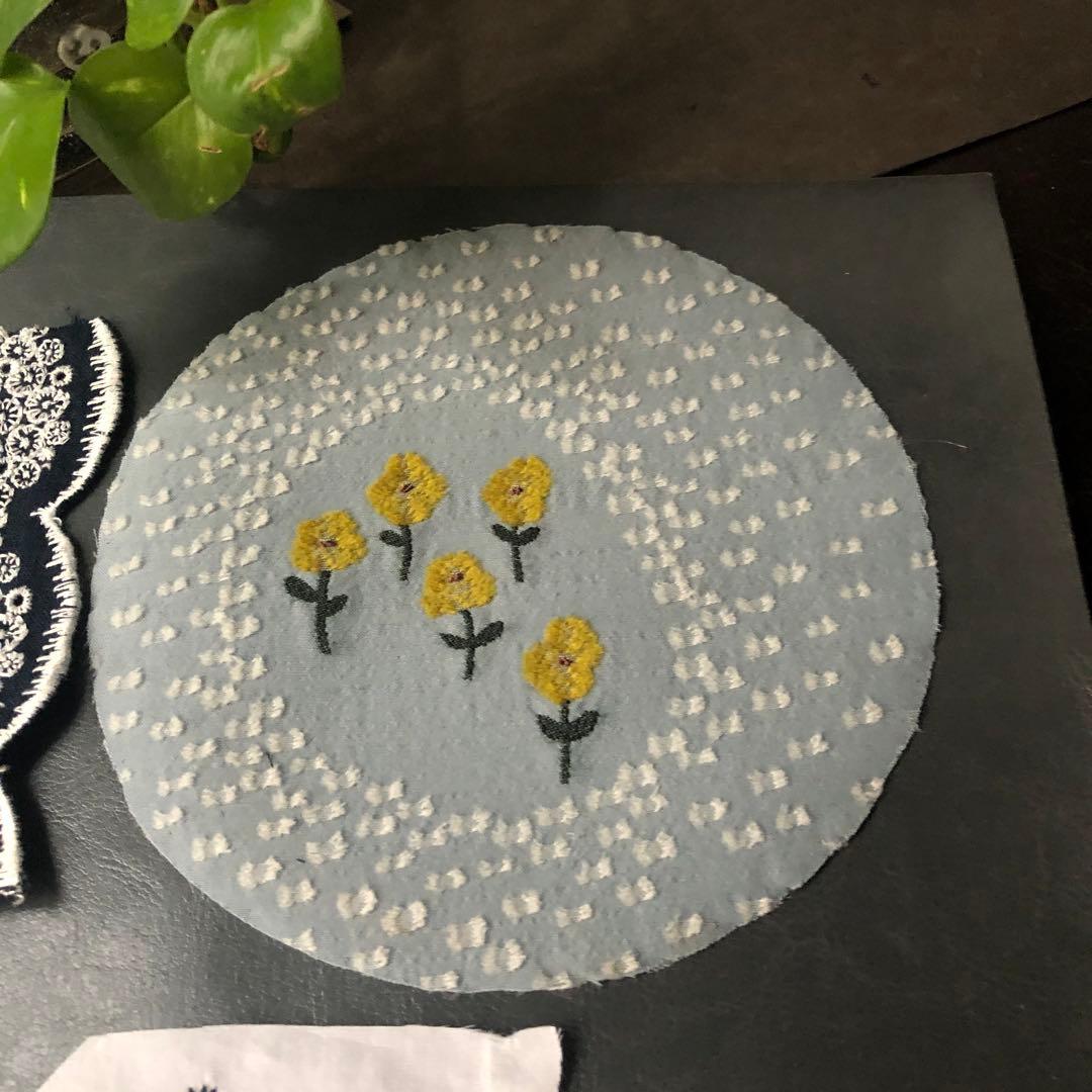 総刺繍柄ハギレ/ミナペルホネン