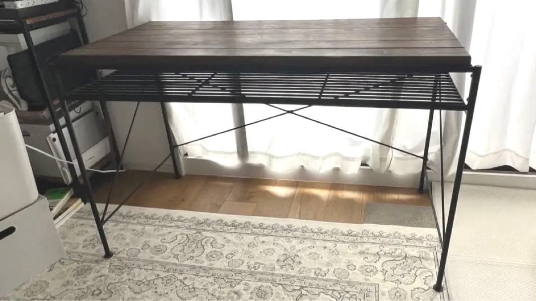 値下‼️ケルトkeltパソコンデスク ワークテーブル 木製机 アンティーク風レトロ