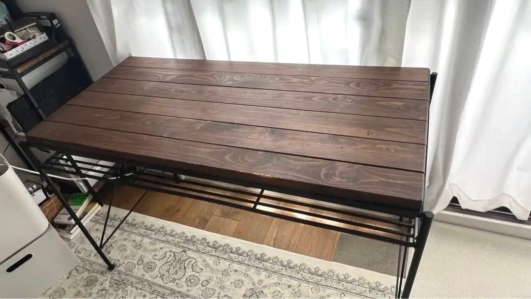 値下‼️ケルトkeltパソコンデスク ワークテーブル 木製机 アンティーク風レトロ