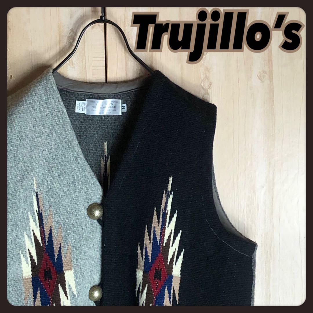 Trujillo’s トルフィリオス チマヨ ベスト コンチョボタン付き 希少