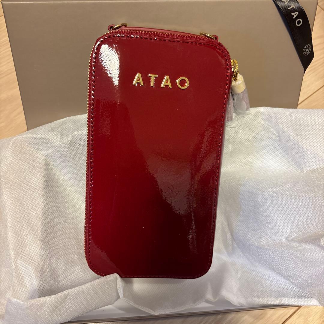 【新品未使用】ATAO アミュレット　ショルダーバッグ　ルビー　アタオ