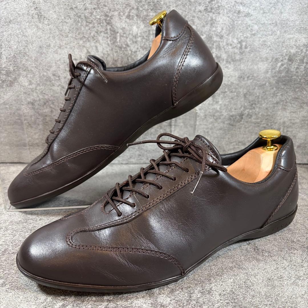 （美品）　REGAL リーガル　レザースニーカー　ゴアテックス　ダークブラウン