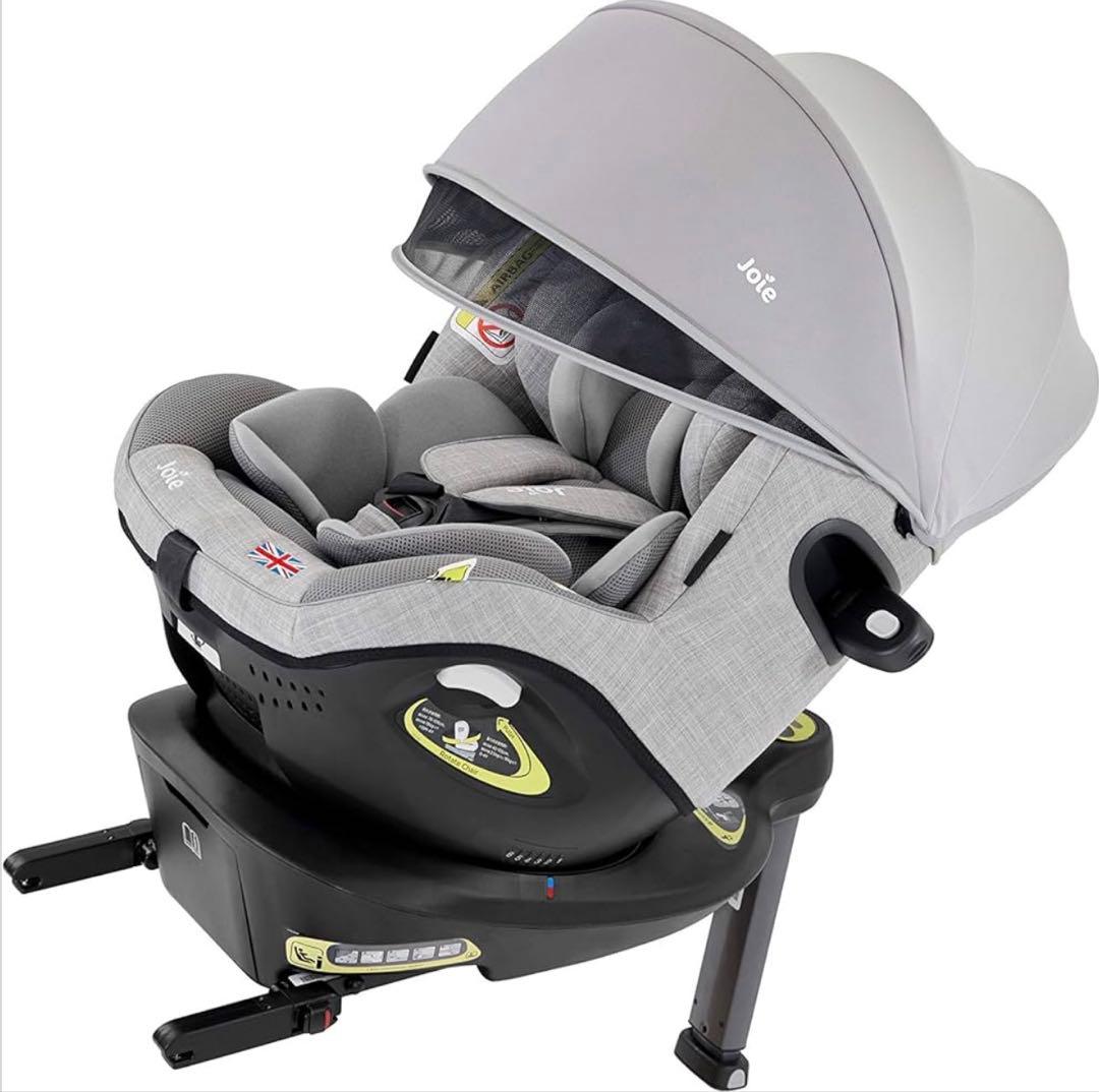 Joie ベビーシート ISOFIX アイ・アーク360°キャノピー付 グレー