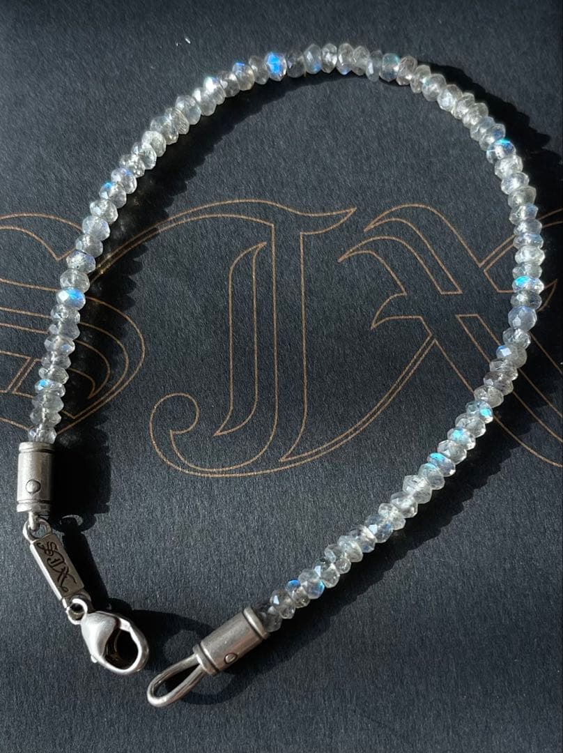 SJX ラブラドライトブレスレットsilver925