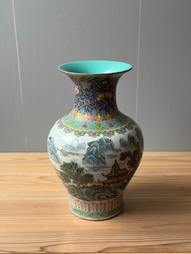 中国　景徳鎮　花瓶