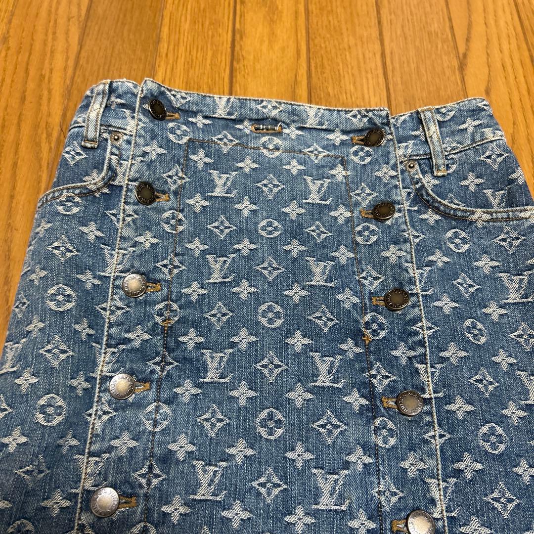 年始セールLouis Vuitton モノグラムデニムスカートサイズ36