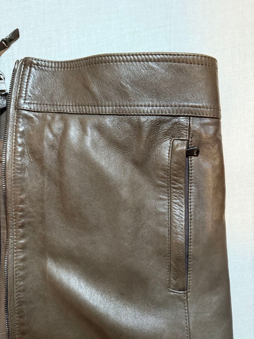 EMMETI ダークブラウン レザージャケット