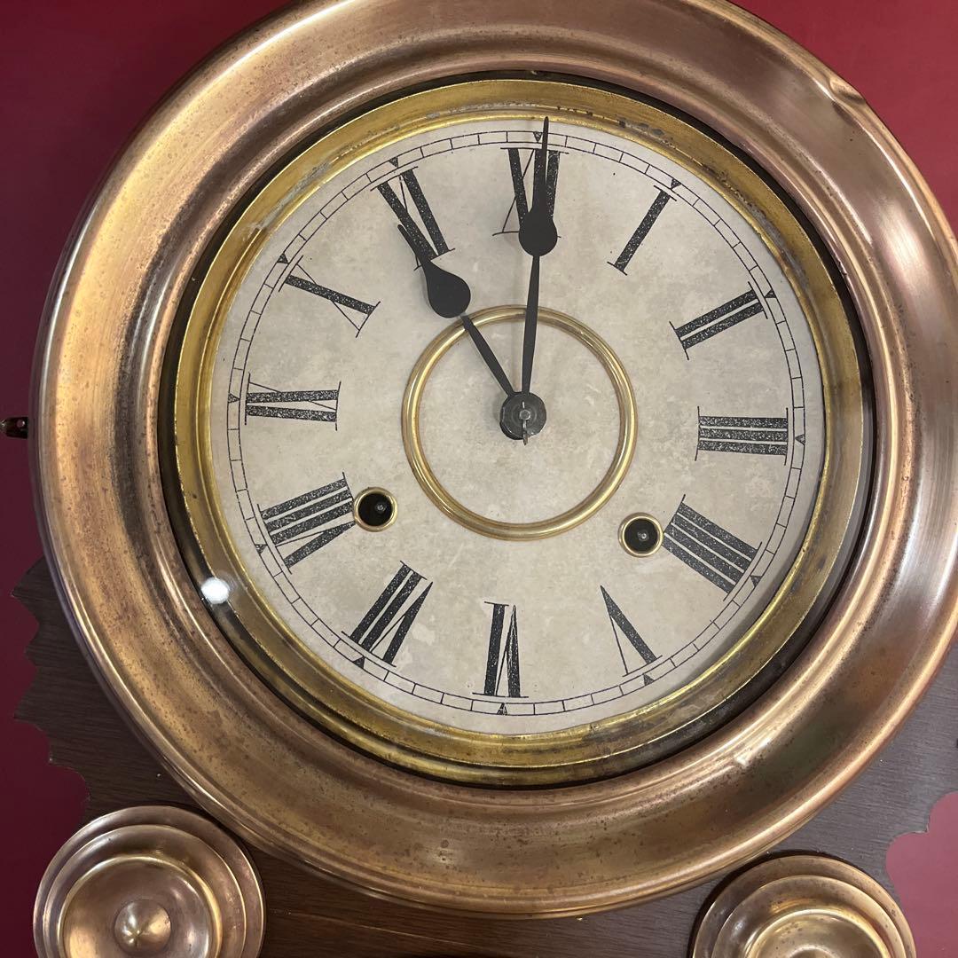 じ*げ様 アンティーク 明治〜大正 真鍮製 達磨