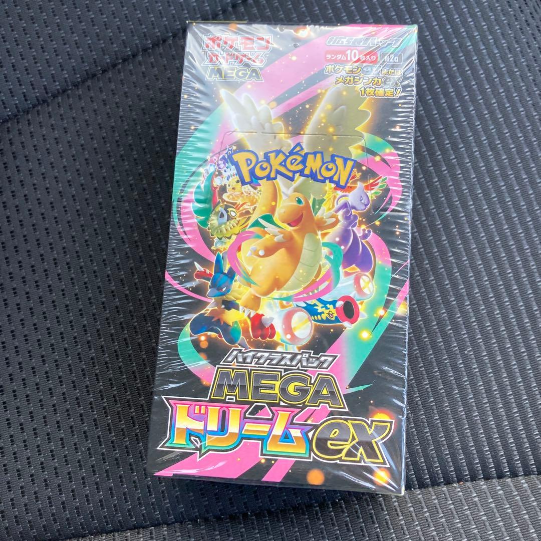 【新品未開封】ポケモンカードゲーム MEGAドリームex シュリンク付き1箱