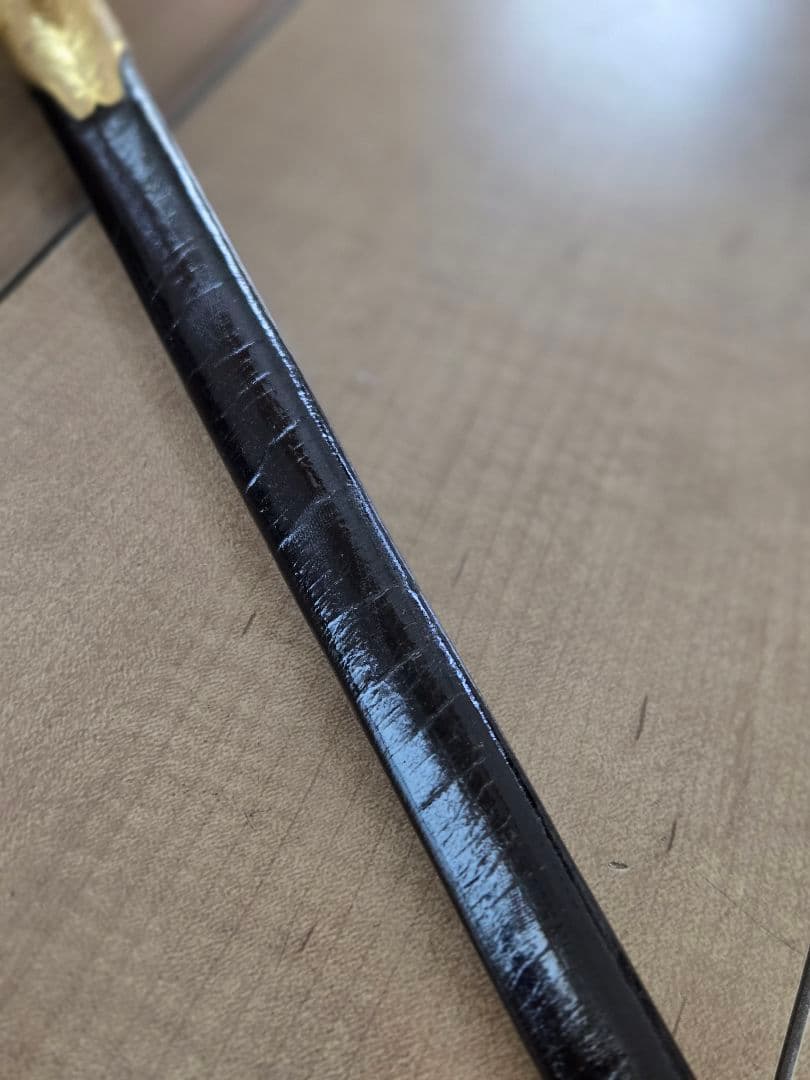 戦前　美品　菊ご紋入り儀礼長剣/刃無し模造刀身　刀緒付き