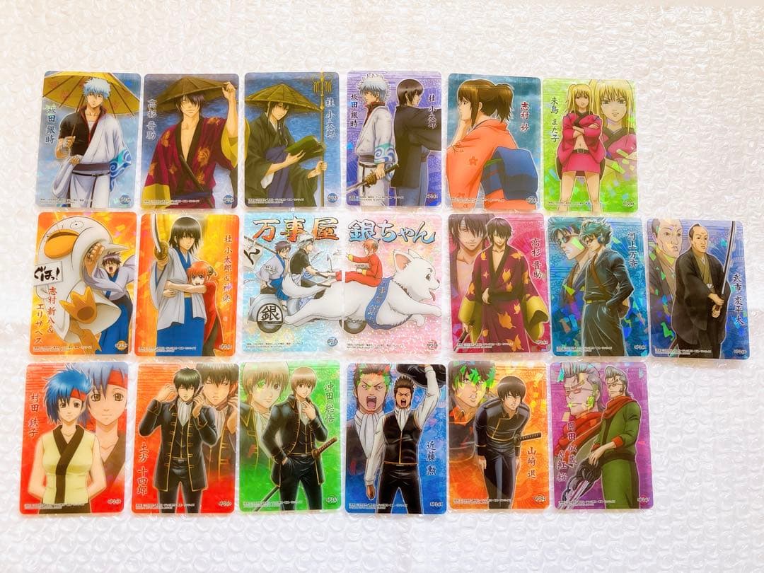 銀魂 カード 128枚 レア 箔押し カードダス ウエハースカード