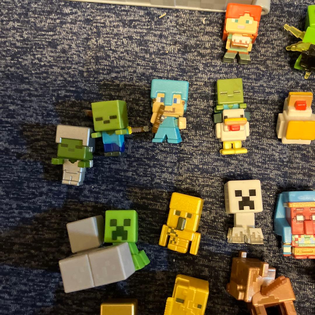 マインクラフト　フィギュア　大量　ケース