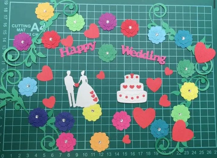 アルバム飾り　クラフトパンチ　ウェディングセット　オーダー受付中(^O^)