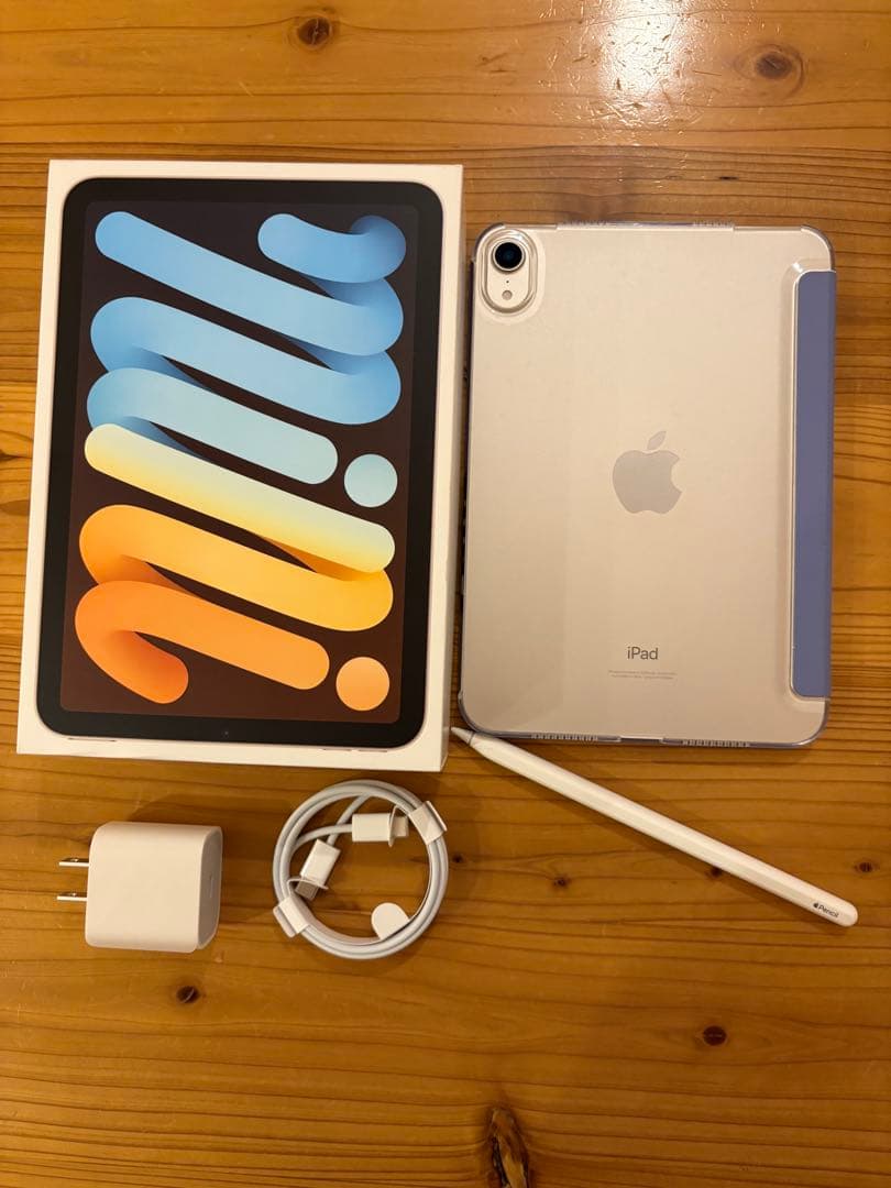 Apple iPad mini 6 シルバー Apple Pencilケース付き