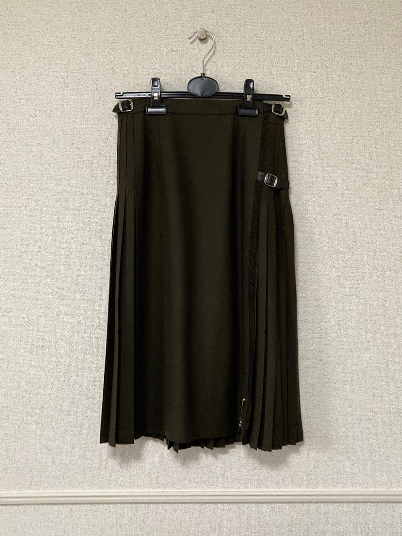 O’NEIL OF DUBLIN キルトスカート カーキ