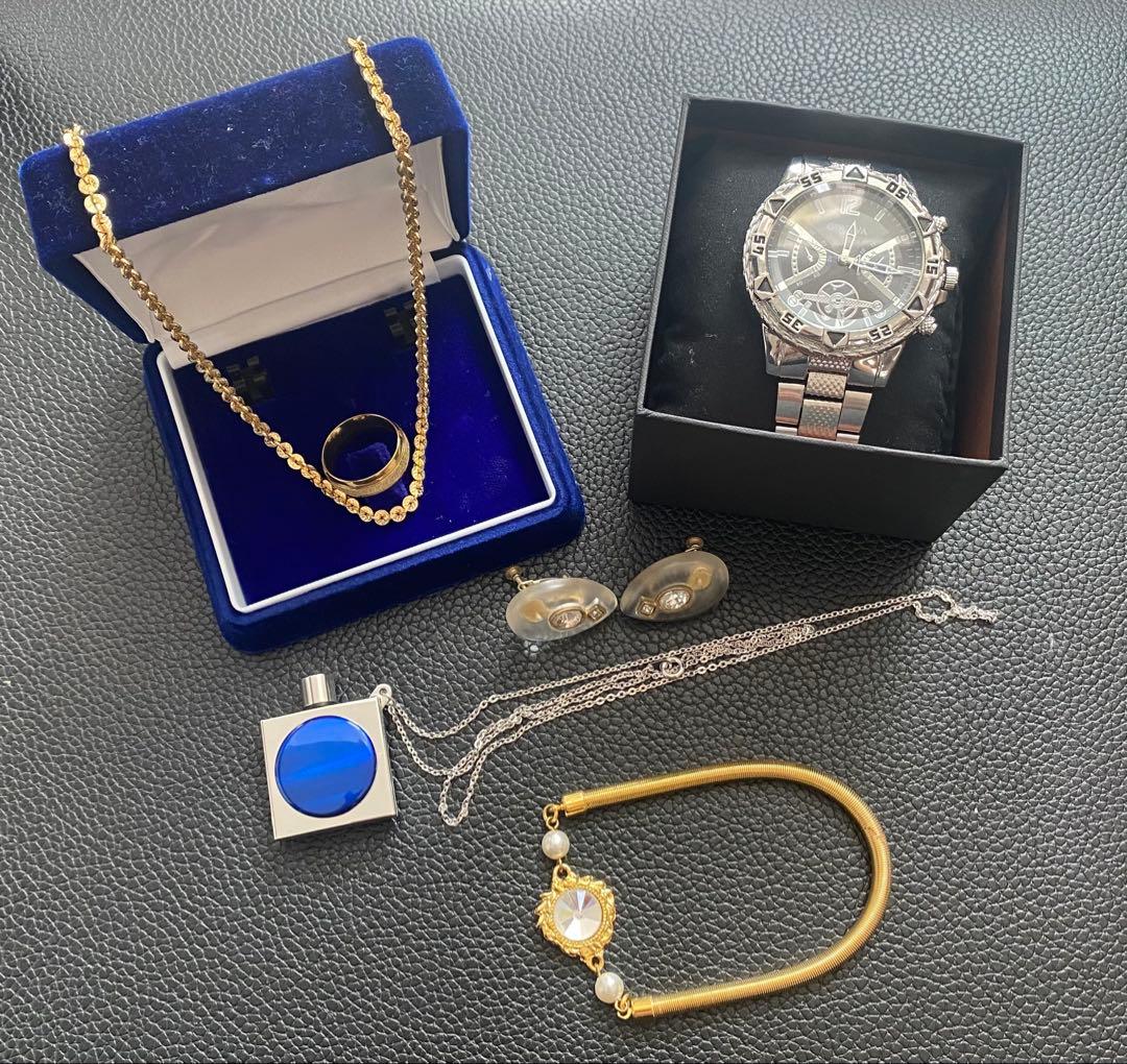 O*A様 遺品整理ゴールドネックレス時計まとめ売り