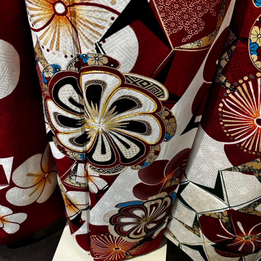 美品　藤田ニコル　美品　金彩　金駒刺繍　逸品　振袖　フルセット 振り袖