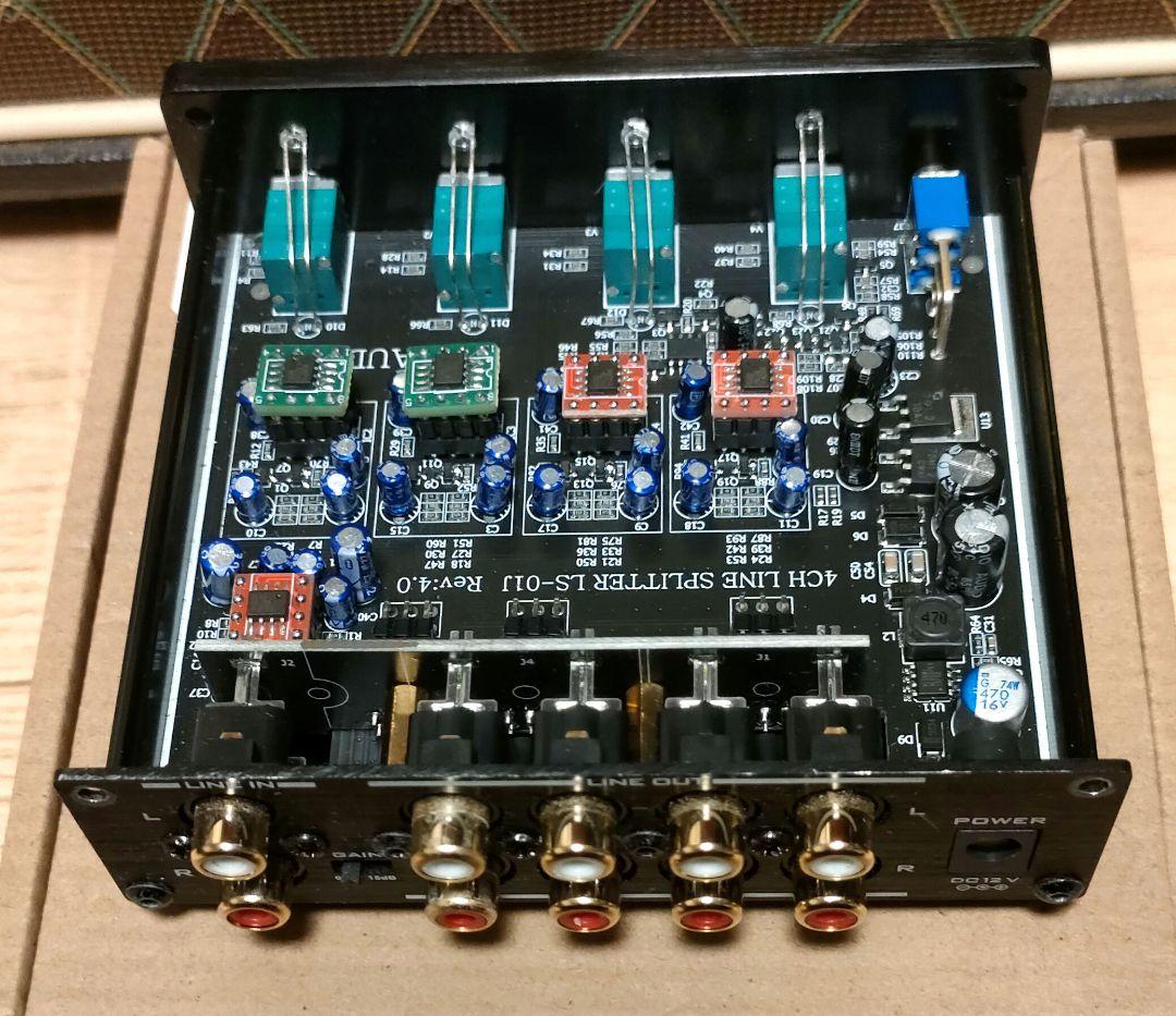 超豪華仕様！FX-AUDIO- LS-01J 4chスプリッター ＆ プリアンプ