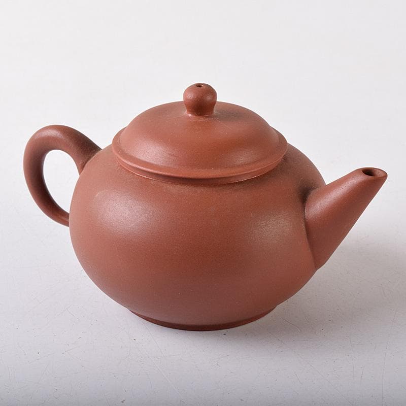 中国　紫砂　朱泥　急須　茶壷　在銘　C　7534