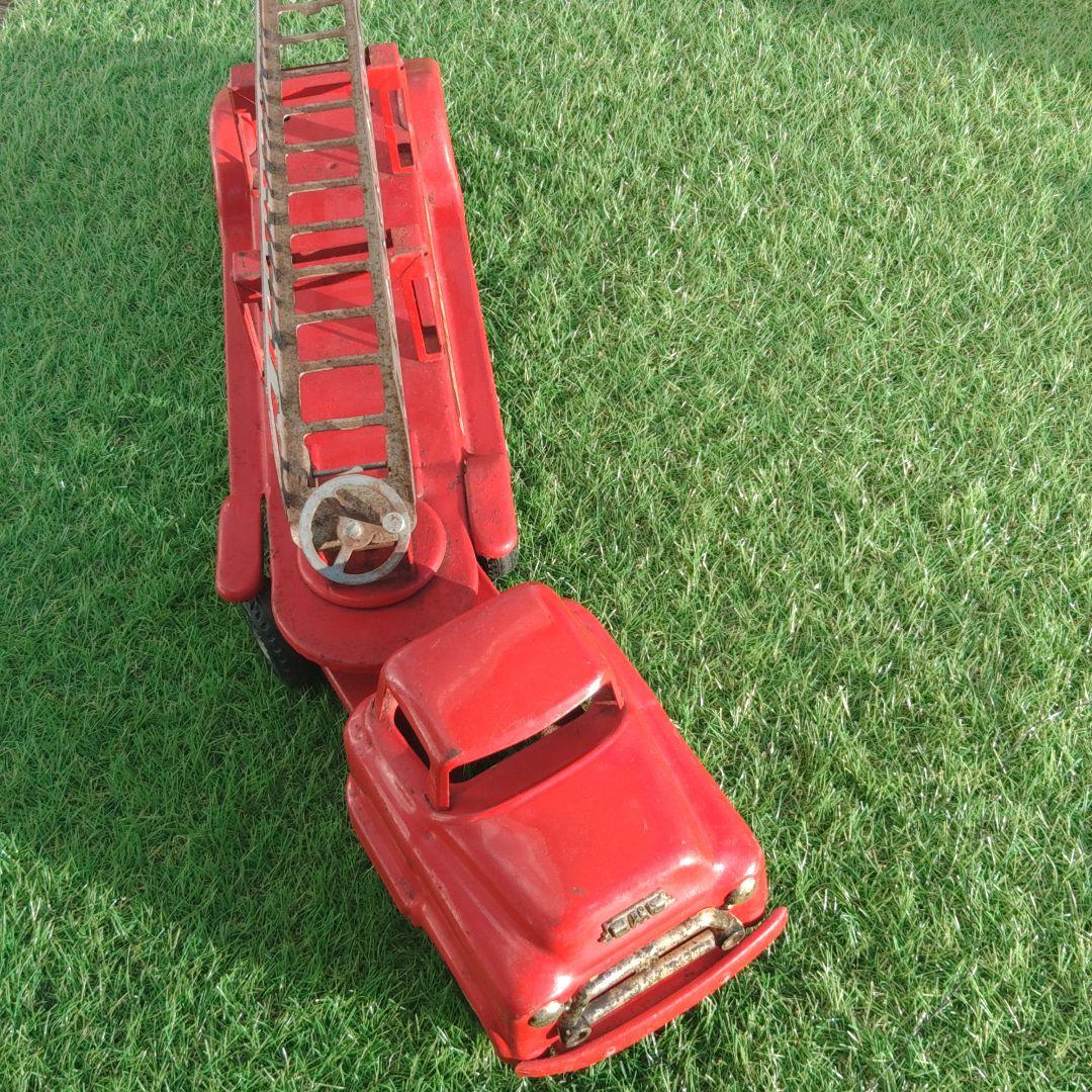 ⭕本日値下げ中‼️✴️ブリキおもちゃ❇️ブリキ 消防車 ⭐ヴィンテージ⭐USA