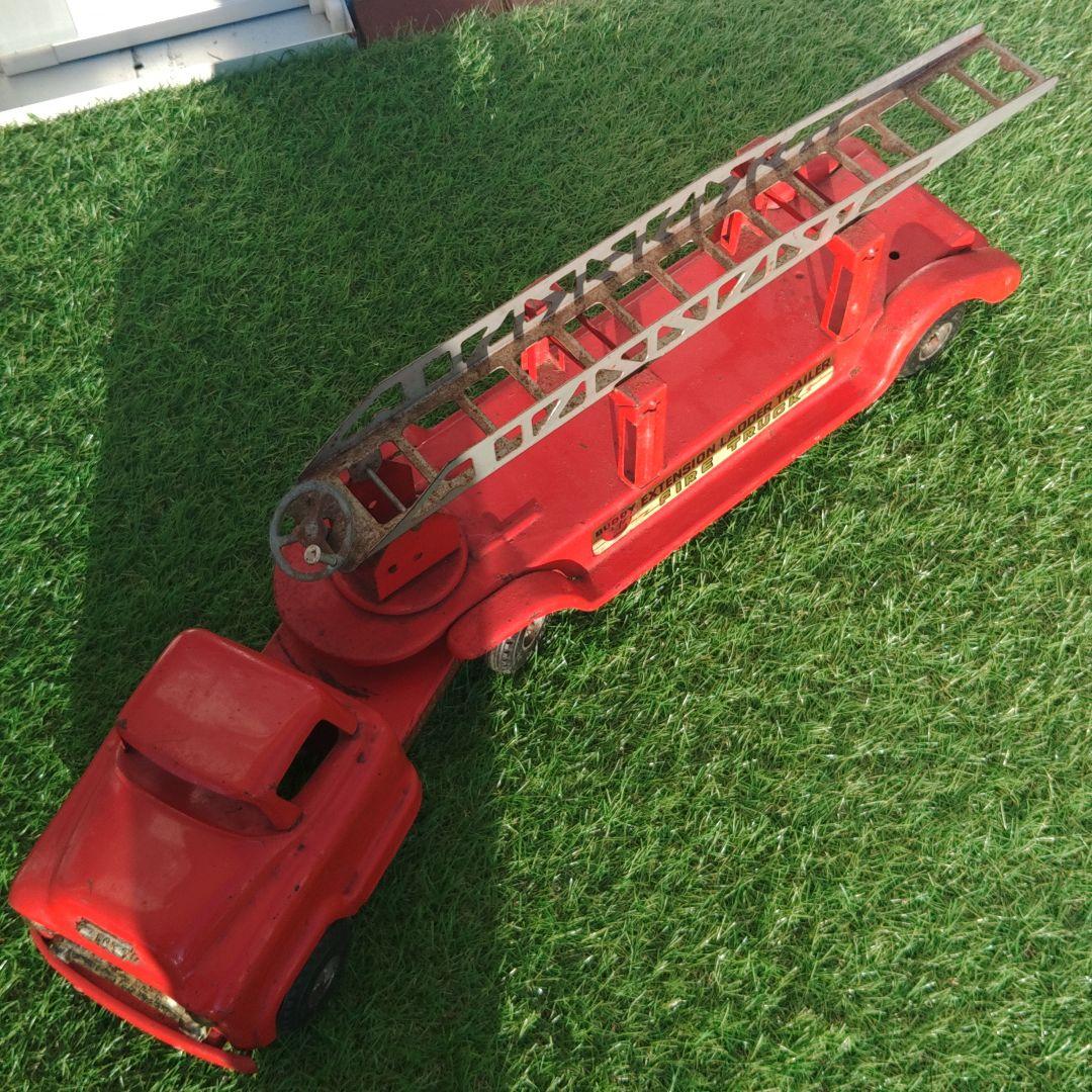 ⭕本日値下げ中‼️✴️ブリキおもちゃ❇️ブリキ 消防車 ⭐ヴィンテージ⭐USA