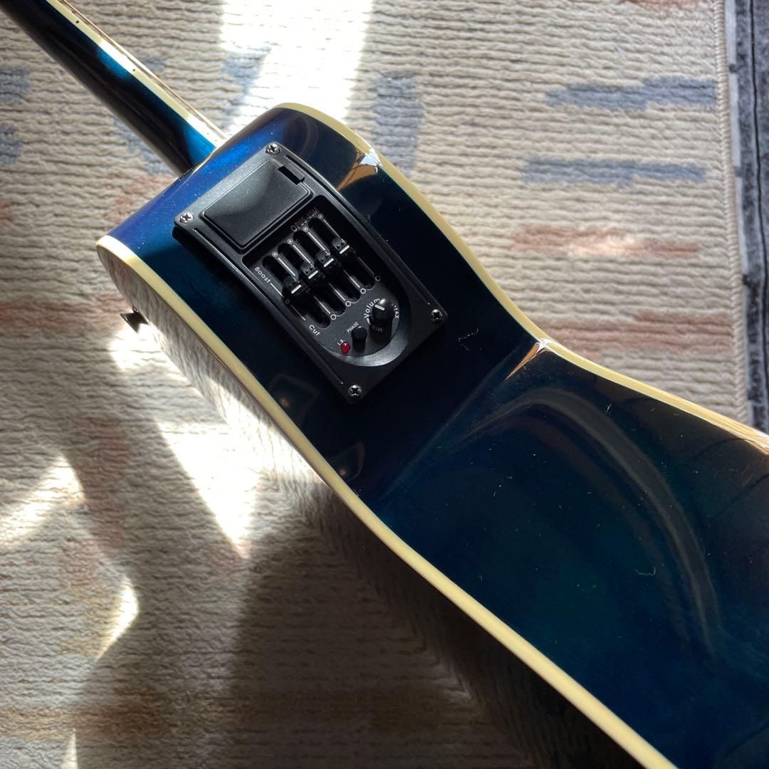 ダークブルー アコースティックギター