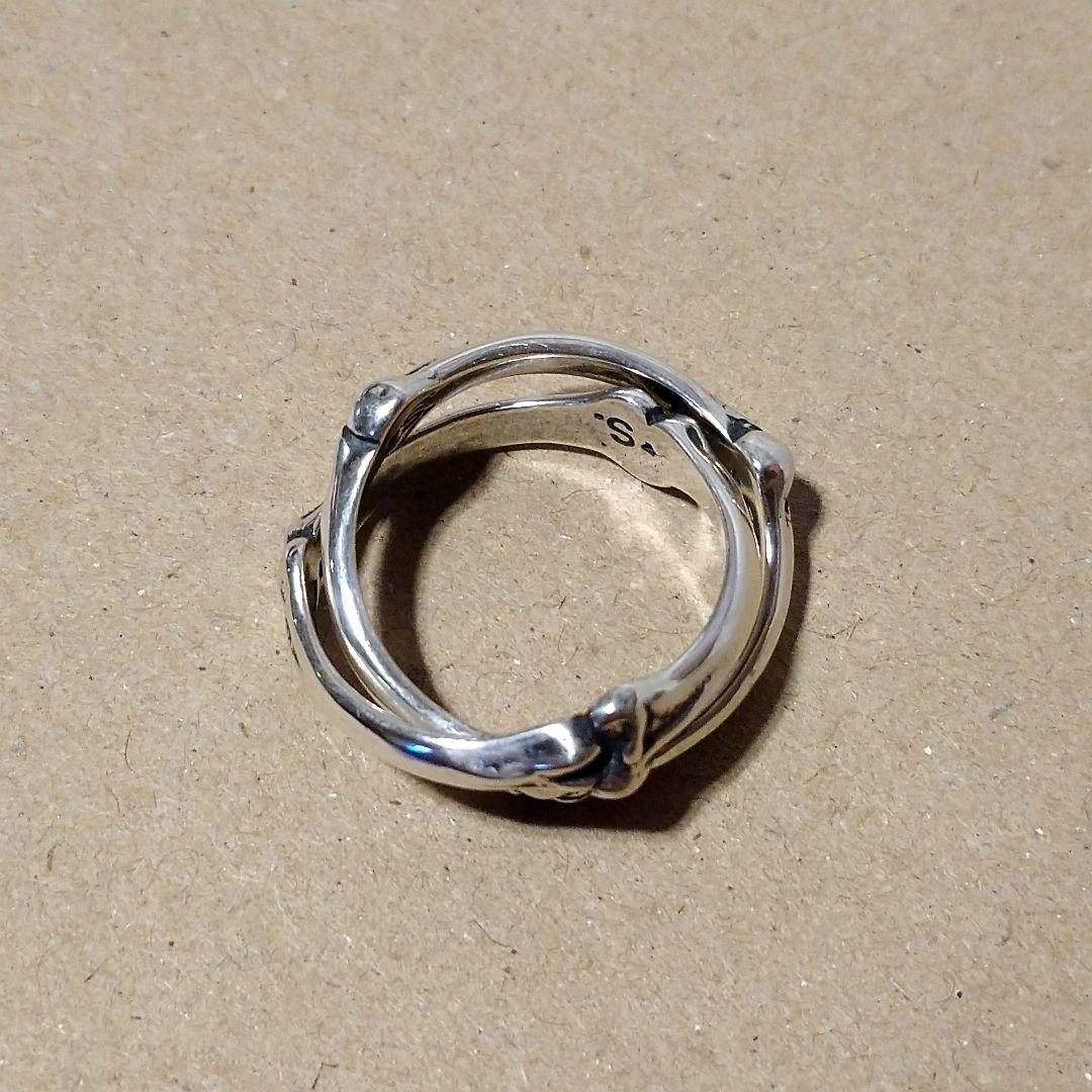 ソロイスト ボーンリング BONE SHAPED DUAL RING