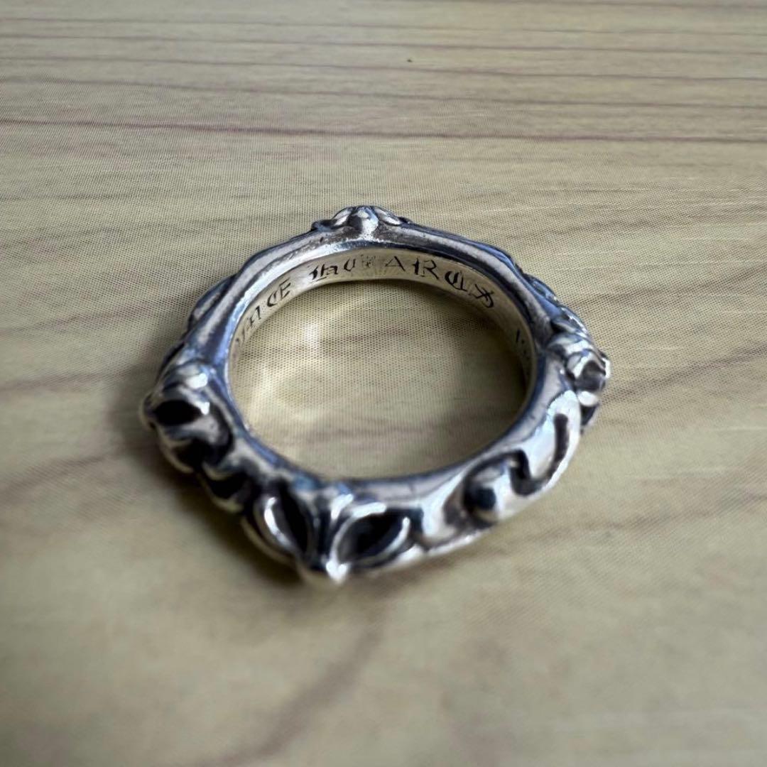 CHROME HEARTS シルバーSBTバンドリング 加工済み