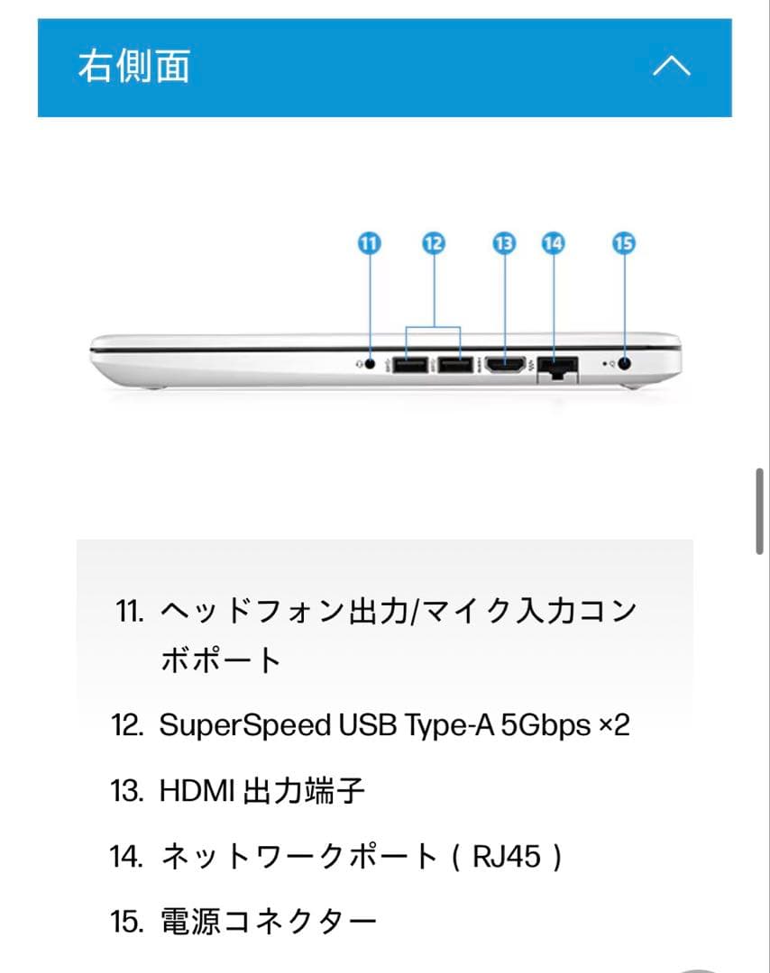 HP14s 14インチ ryzen5/16GB/ SSD256+HDD512G