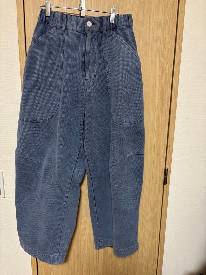 FACTORY 綿刺子織　ミリタリーポケットパンツ