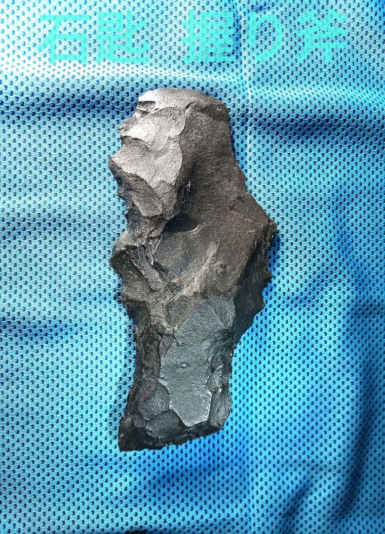 工具 石匙 スクレイパー 360 d 大型 石器 握り斧 改変模写