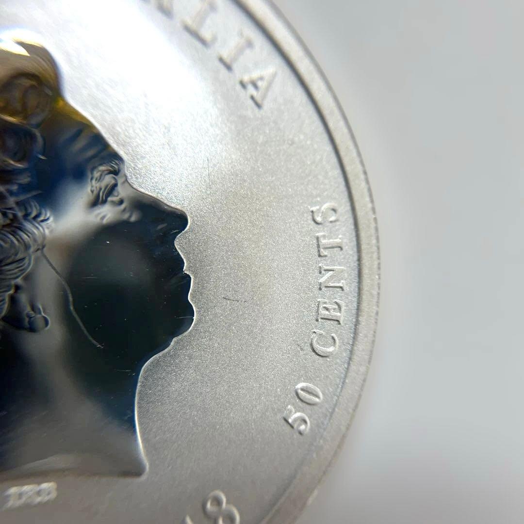 【純銀】オーストラリア干支シリーズ　2018 戌年　1/2oz ①