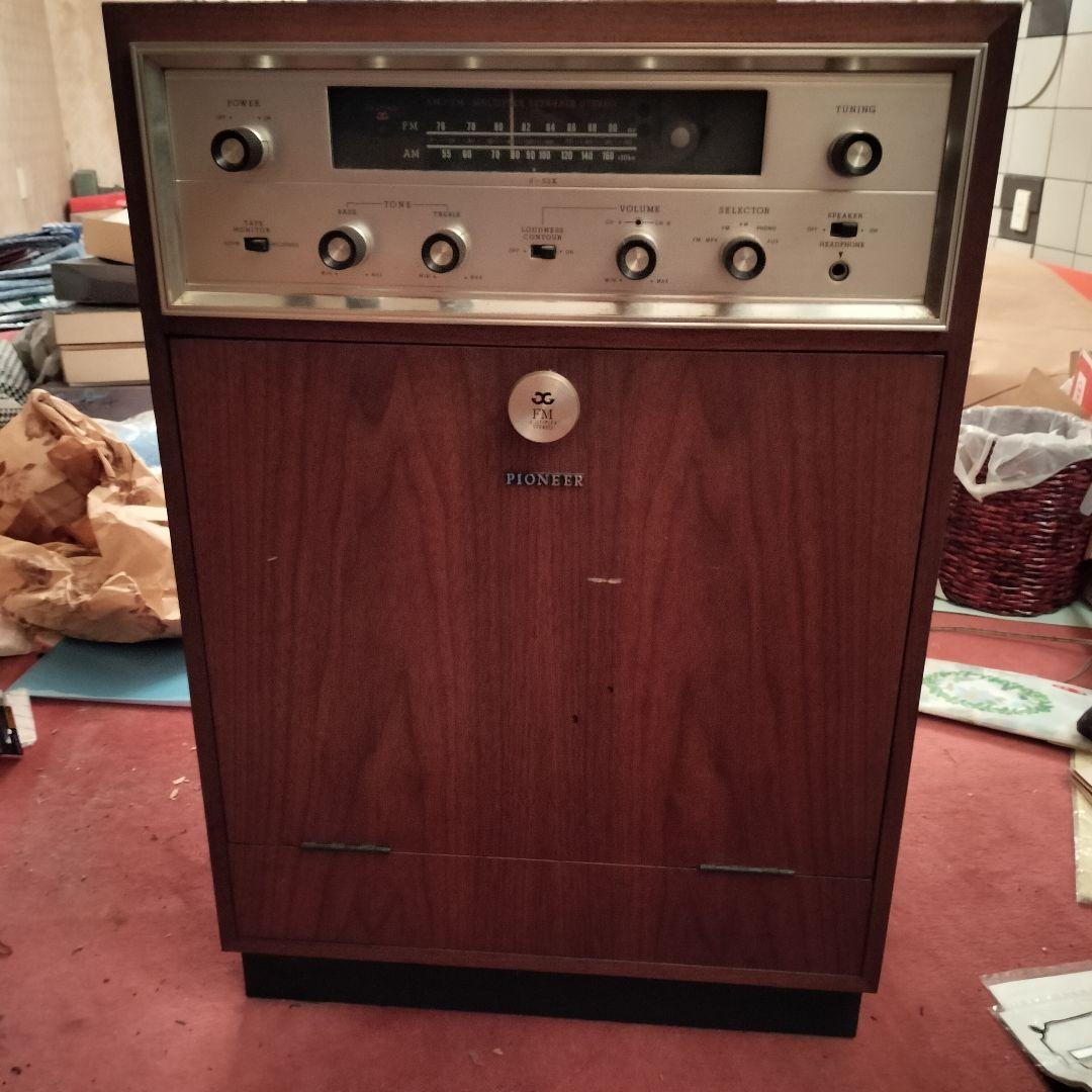 PioneerセパレートステレオS-52X レコード 真空管アンプ本体　ジャンク