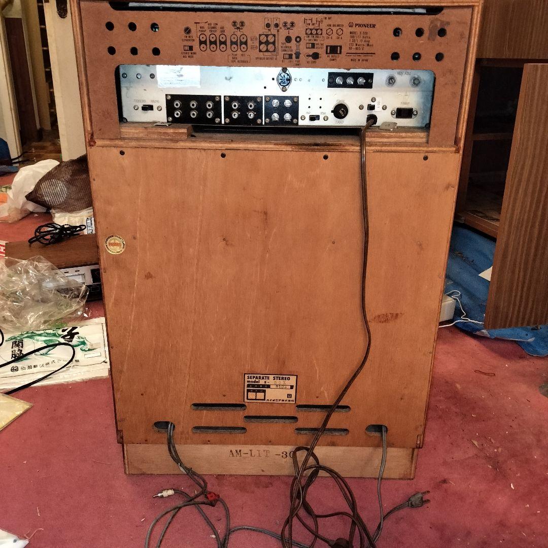 PioneerセパレートステレオS-52X レコード 真空管アンプ本体　ジャンク