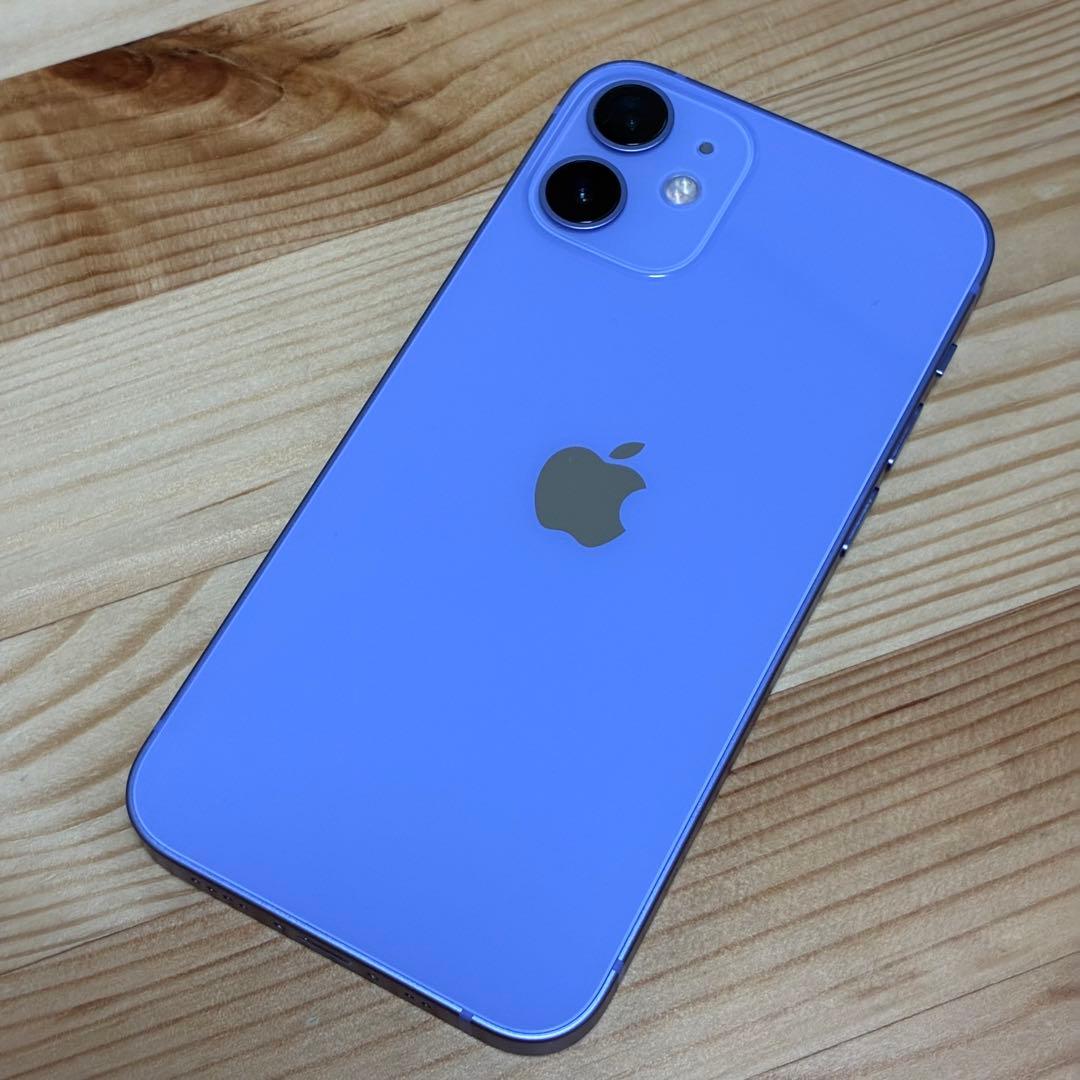 iPhone 12mini 64GB SIMフリー　バッテリー新品　パープル
