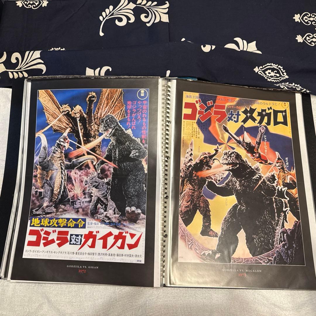 東宝特撮映画　55枚　A3サイズ　デアゴスティーニ付録冊子ポスターセット　ゴジラ