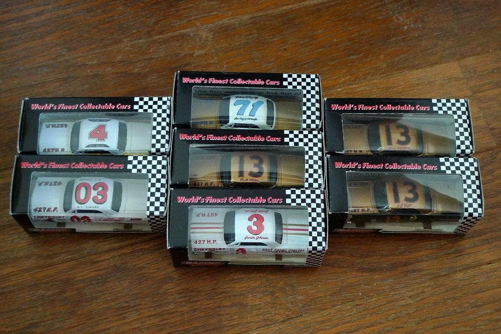 RCCA1/64ストックカーミニカー7台セット 63インパラ