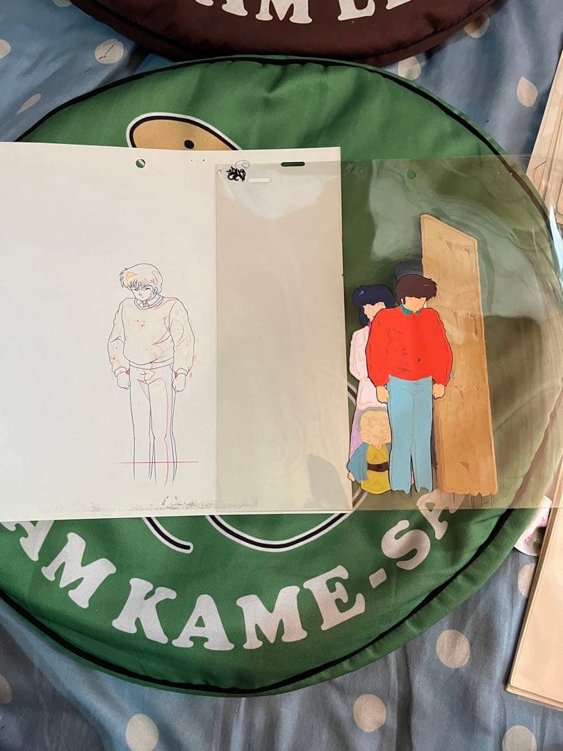 めぞん一刻　音無響子　五代裕作　三鷹瞬　五代ゆかり　原画？動画？セル画セット